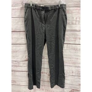 Talbots Windsor Italian Flannel Dress Pants Dark Grey Straight Leg 173016323 12